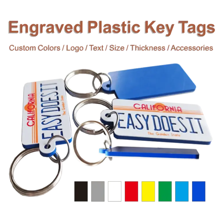 engraved key tag